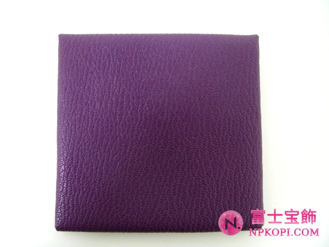 エルメスバスティア コインケースバイオレット（金具：シルバー）HERMES328035